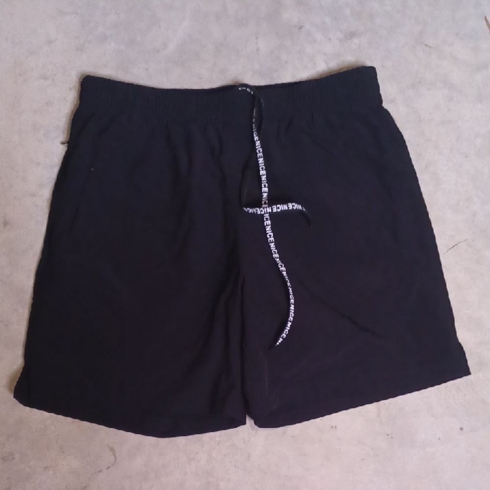 Classic Black Athletic Shorts for Men